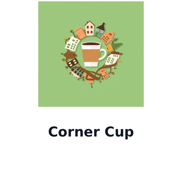 Sample logo concept: coffee shop mark